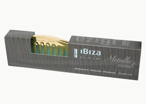 Ibiza Hair Češalj zlatni Wave - Slika 2